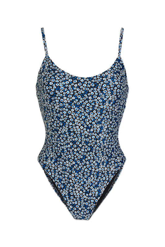 The Scoop Floral-Print Recycled Swimsuit