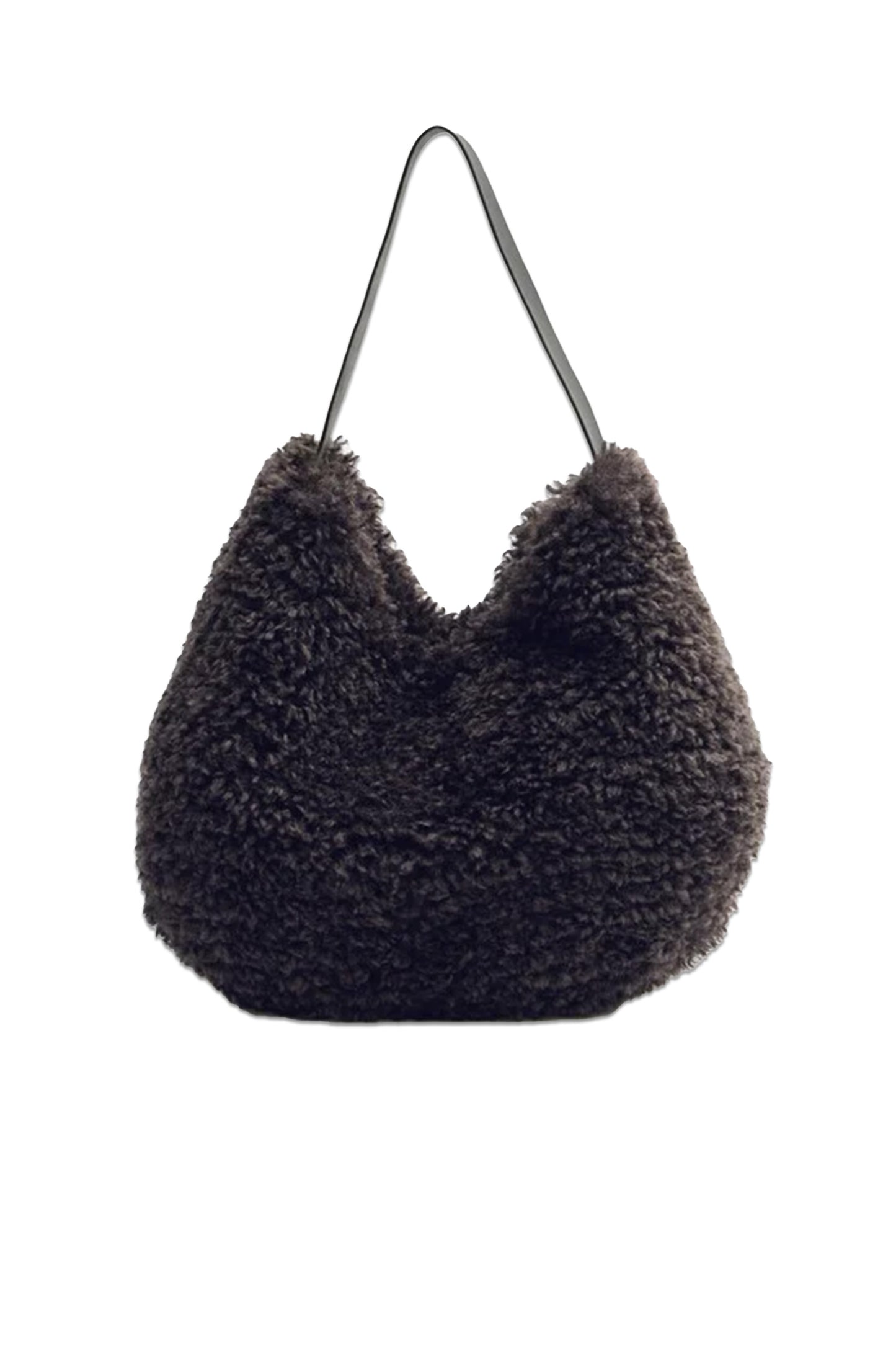 Helen Moore Faux Fur Slouch Bag