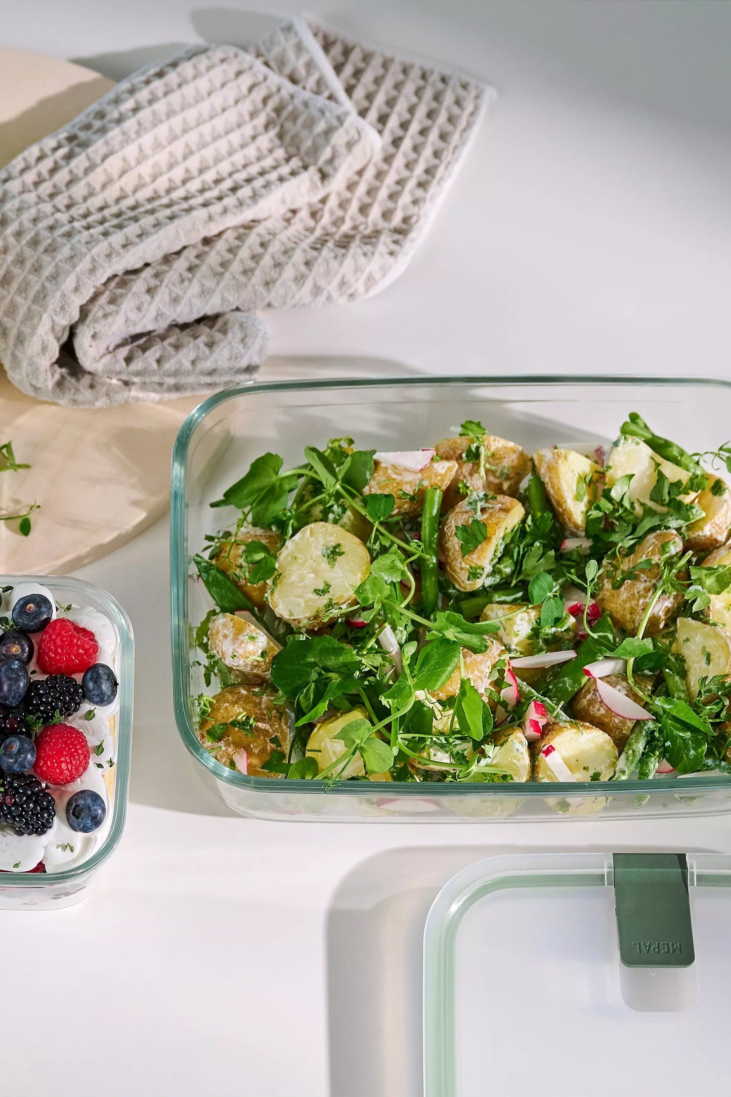 EasyClip Oven Safe Glass Storage Container