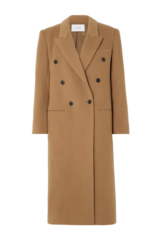 Double-breasted Wool-felt Coat