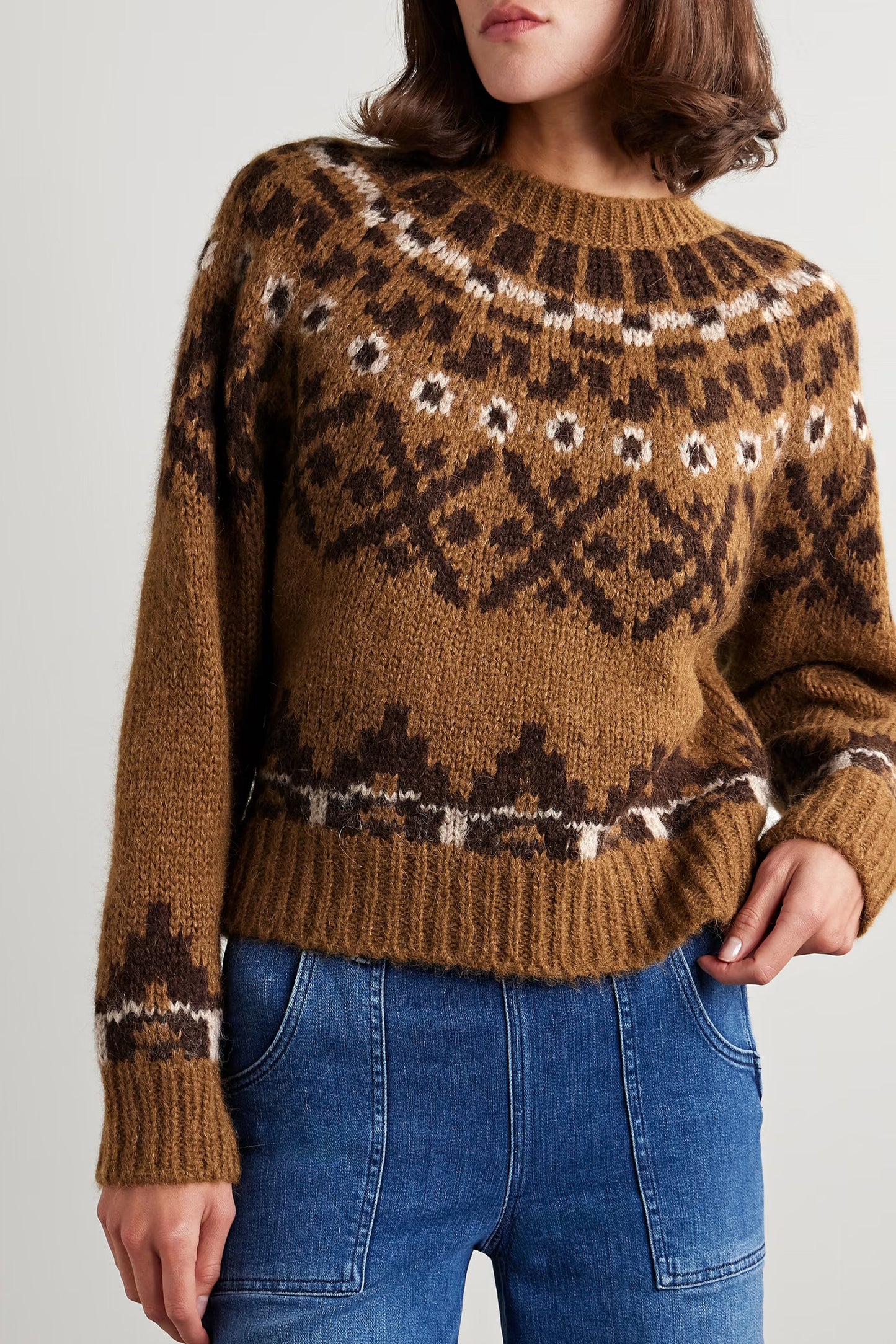 Fair Isle Alpaca-blend Sweater