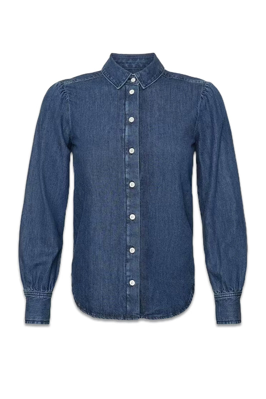 The Victorian Denim Blouse