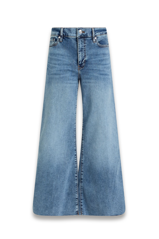 Le Palazzo Crop high-rise Wide-leg Jeans