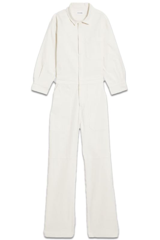 Cotton-Blend Twill Jumpsuit