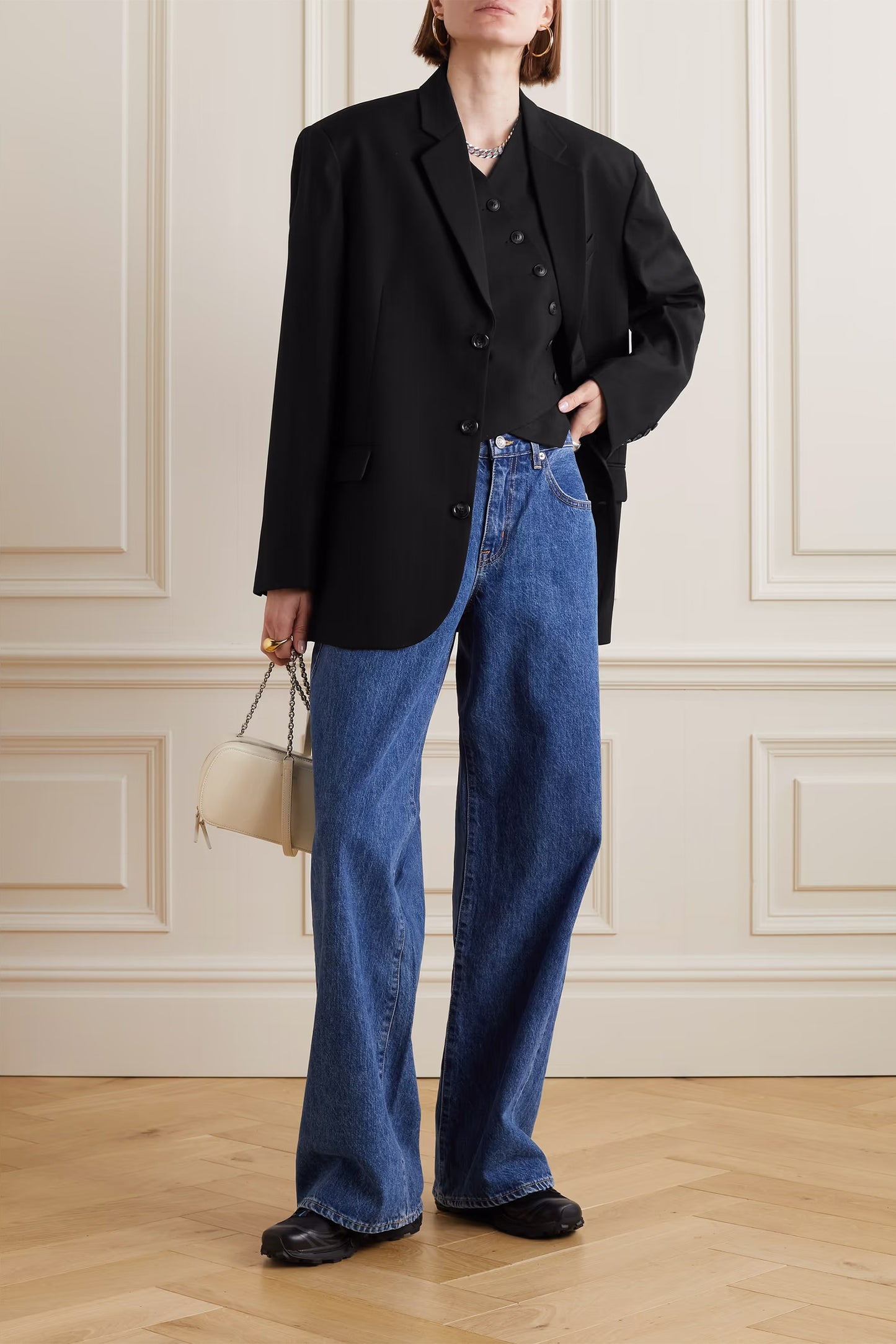 Gelso oversized TENCEL Lyocell-blend blazer