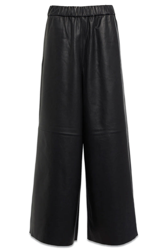 Sydney Wide-leg Leather Pants