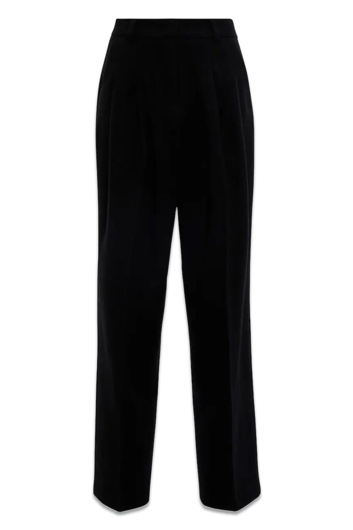 Layton Pleated Wool-Blend Wide-Leg Trousers