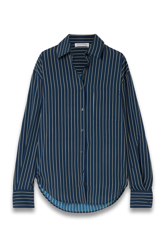 Lui Striped Crepe Shirt