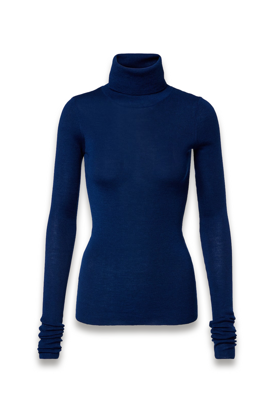 Utica Wool and Cotton Turtleneck Sweater