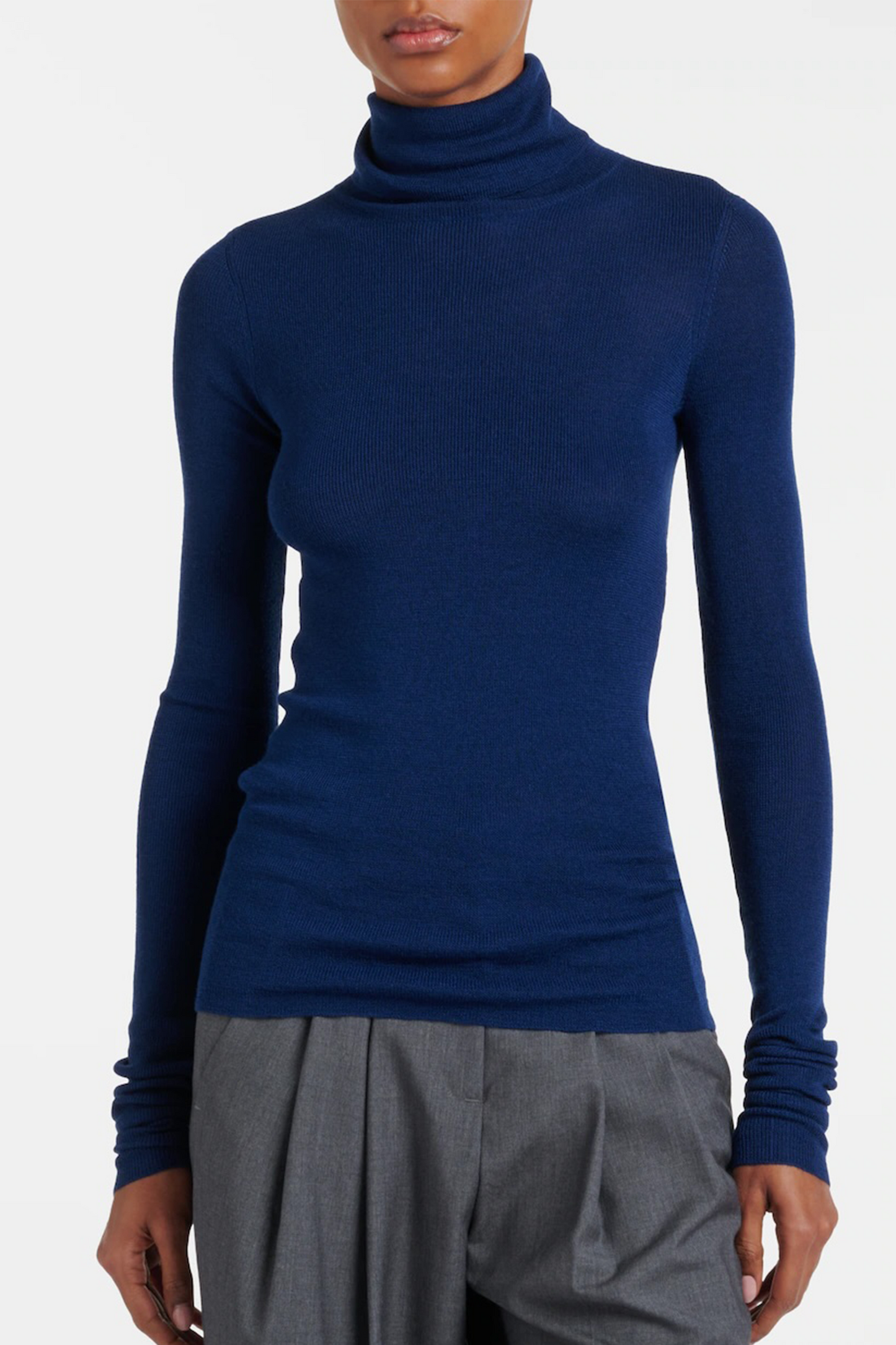 Utica Wool and Cotton Turtleneck Sweater