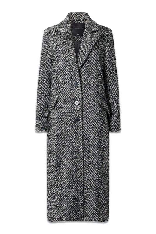 Chantelle Herringbone Coat