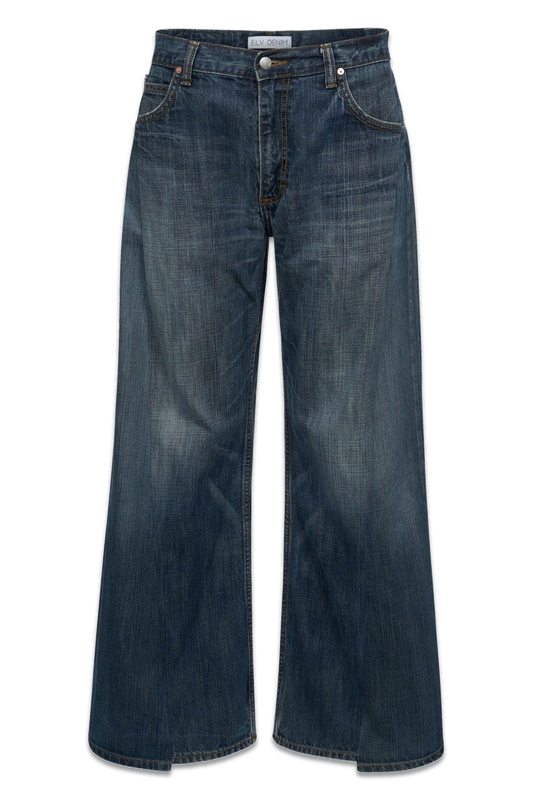Freya Wide Leg Jean Dark Blue