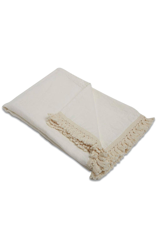 Fringed Beach Towel