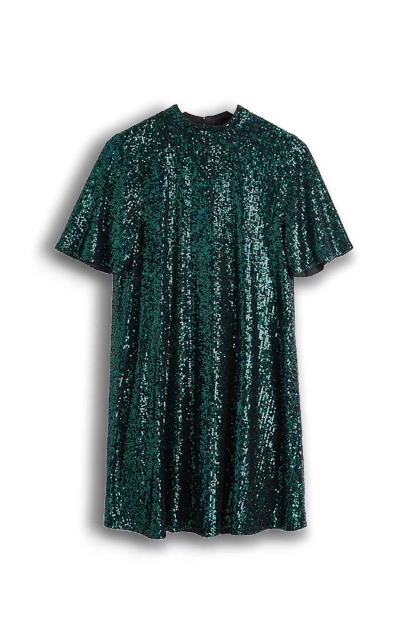 Green Sequin Mini Dress