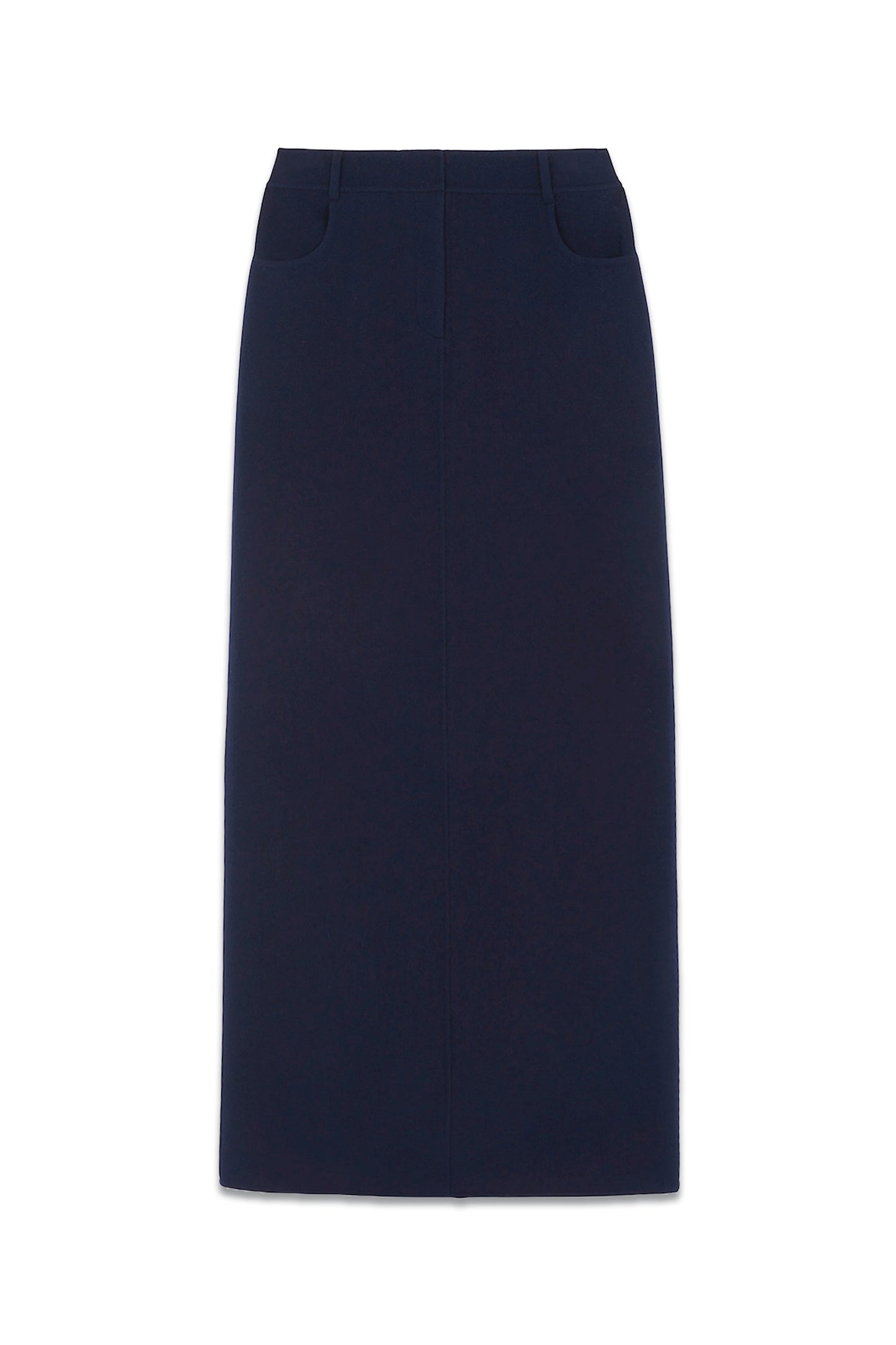 Malvo Long Wool Pencil Skirt