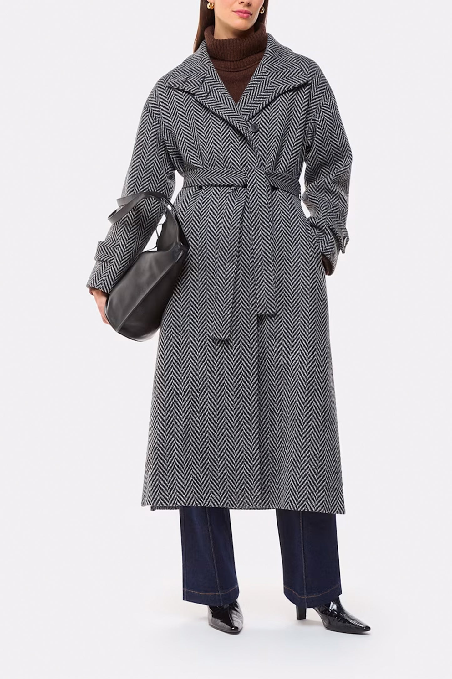 Multicolour Cosette Funnel Neck Coat