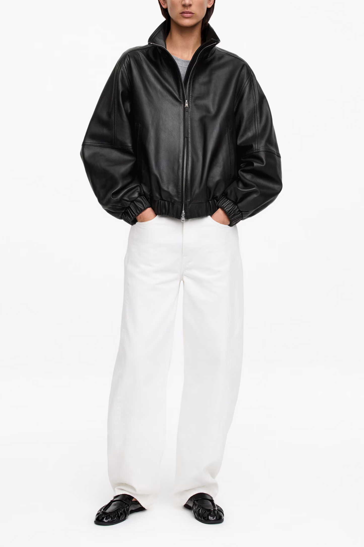 Leather Zip Jacket