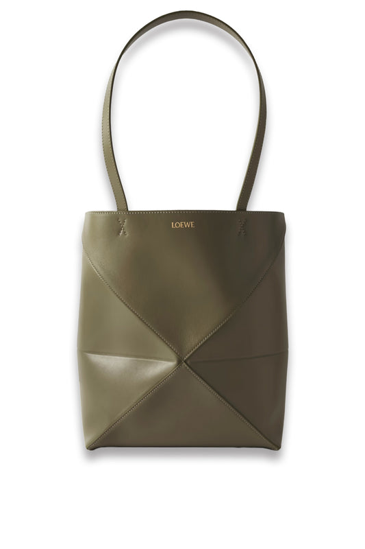 Puzzle Fold convertible Medium Leather Tote