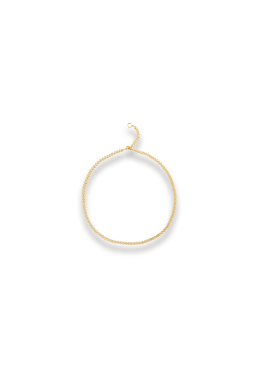 12-karat Gold-plated Crystal Choker