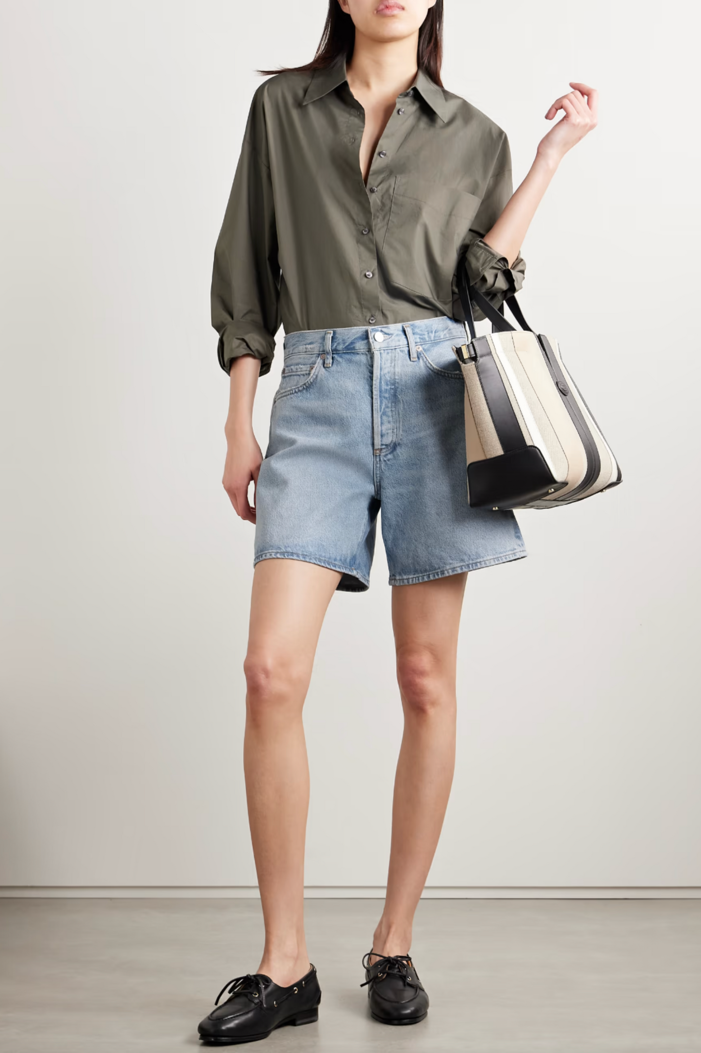 Dame Denim Shorts in Light Denim