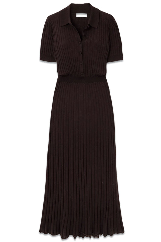 Amor Ribbed Cashmere And Silk-blend Midi Dress
