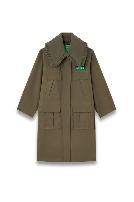 Long Coat in Green