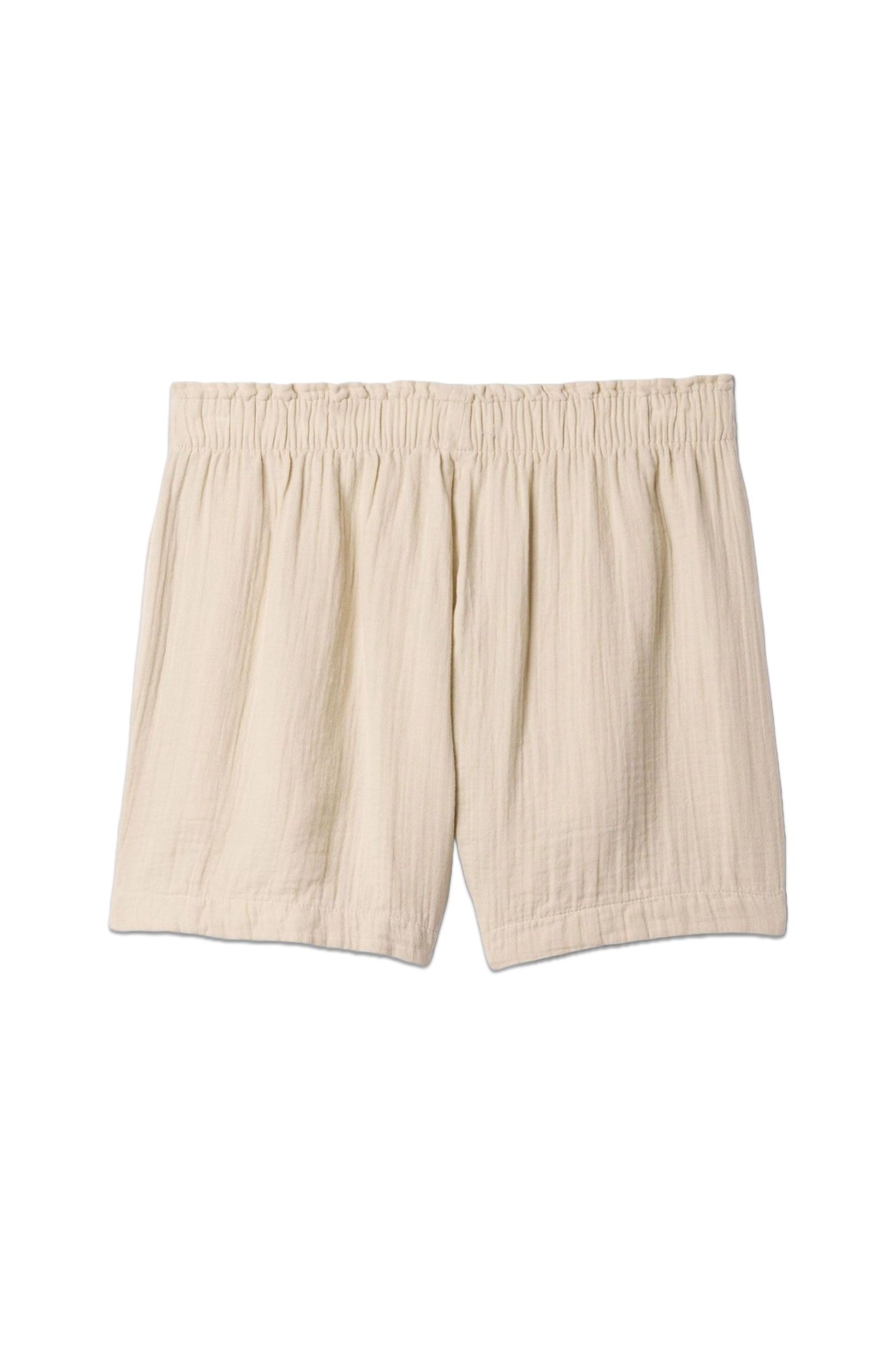 Crinkle Cotton Pull On Short
