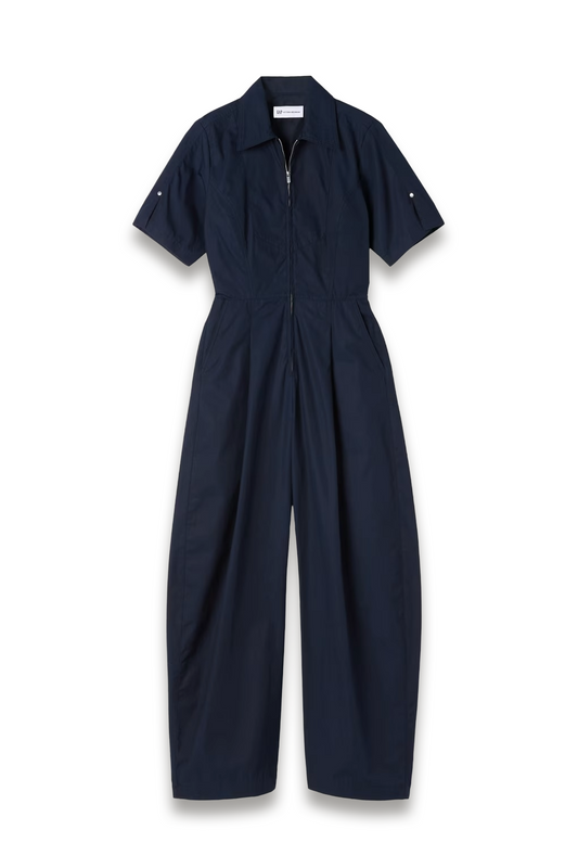 Gap x Victoria Beckham Navy Loose Utility Jumpsuit