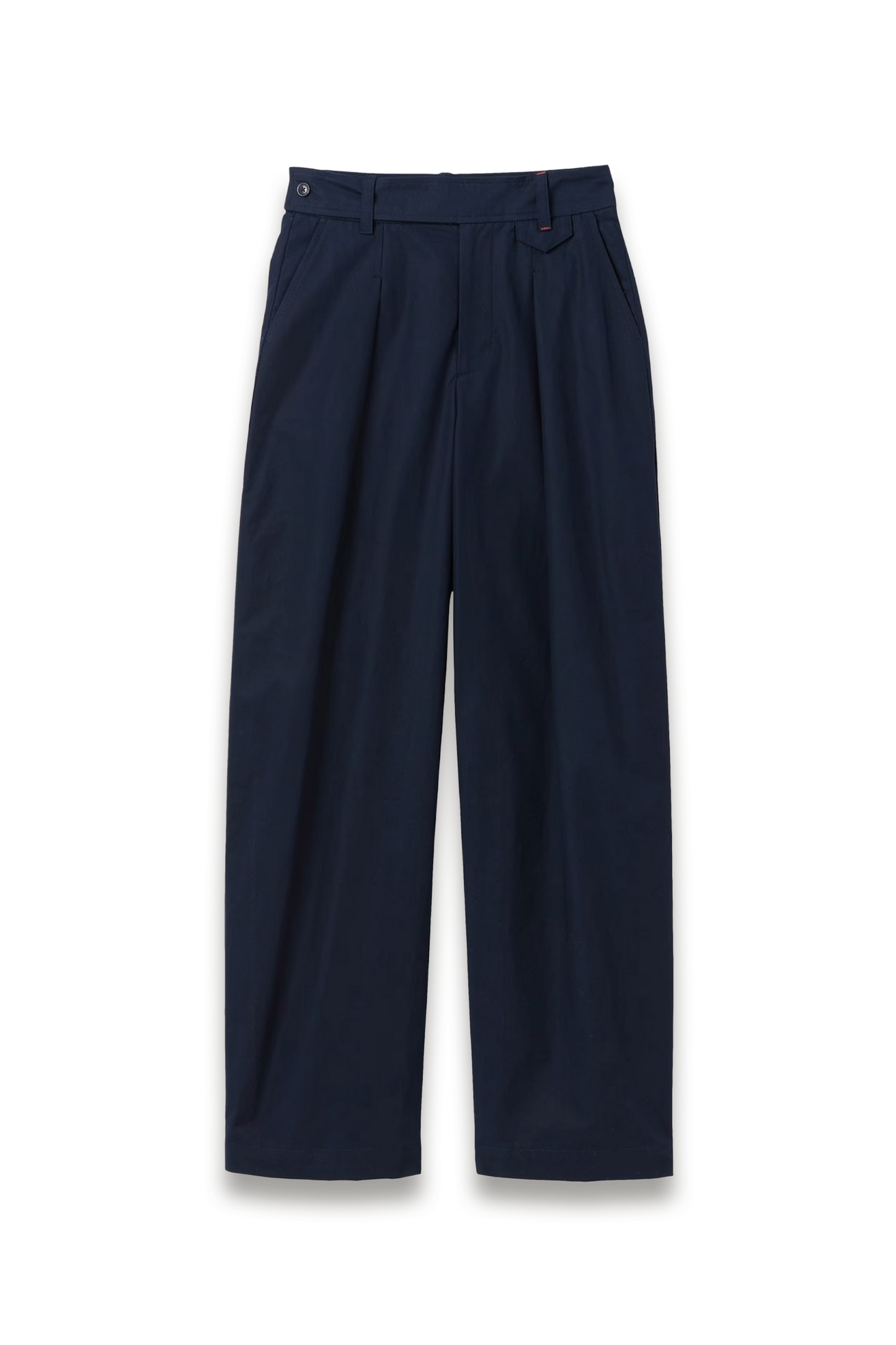 Gap x Victoria Beckham Navy High Waisted Pleated Arc Trousers