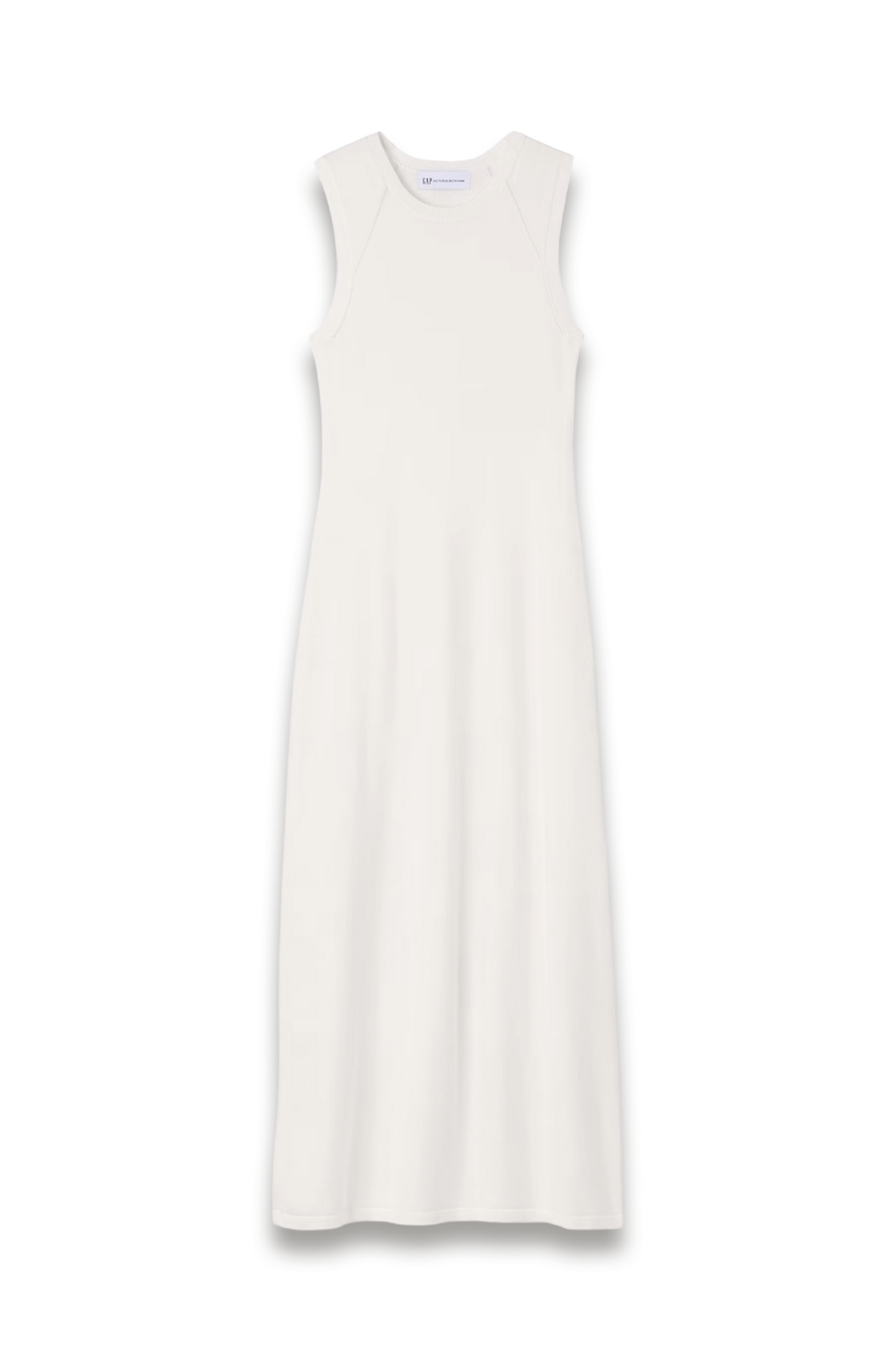 Gap x Victoria Beckham Cream Sleeveless Maxi Dress