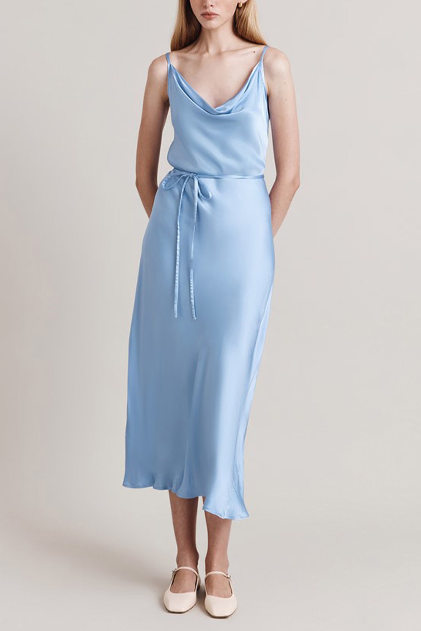 Alice Satin Midi Dress