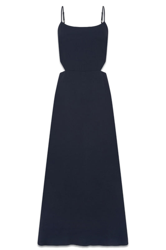 Ghost Lila Midi Dress, Navy