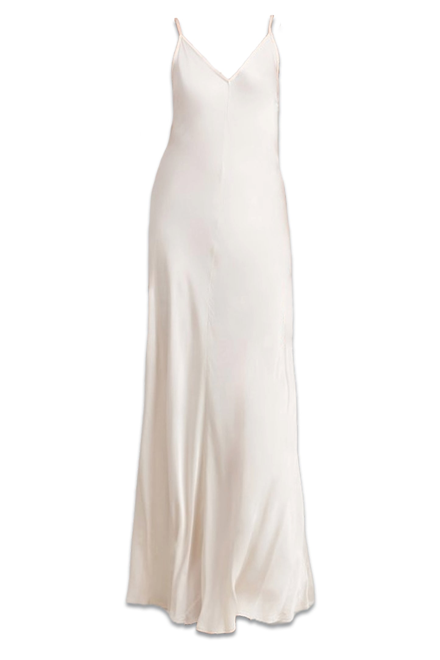 Eden Satin Maxi Dress Ivory