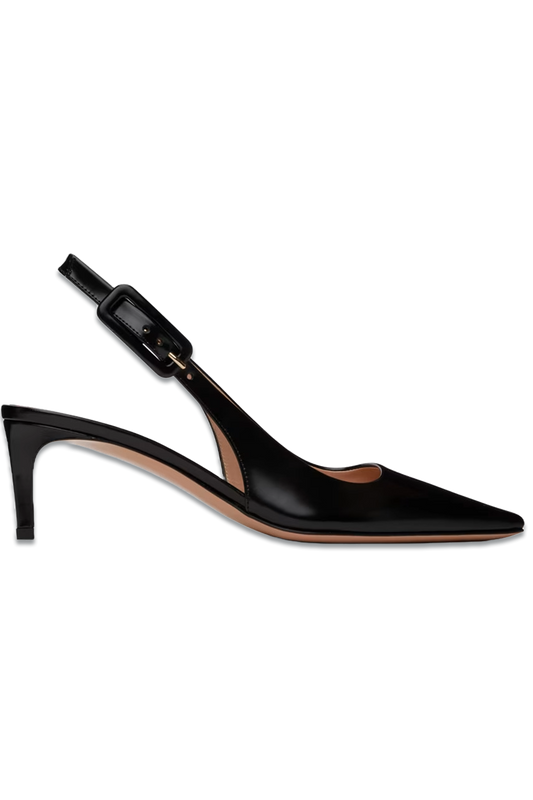 Black Lindsay Heels