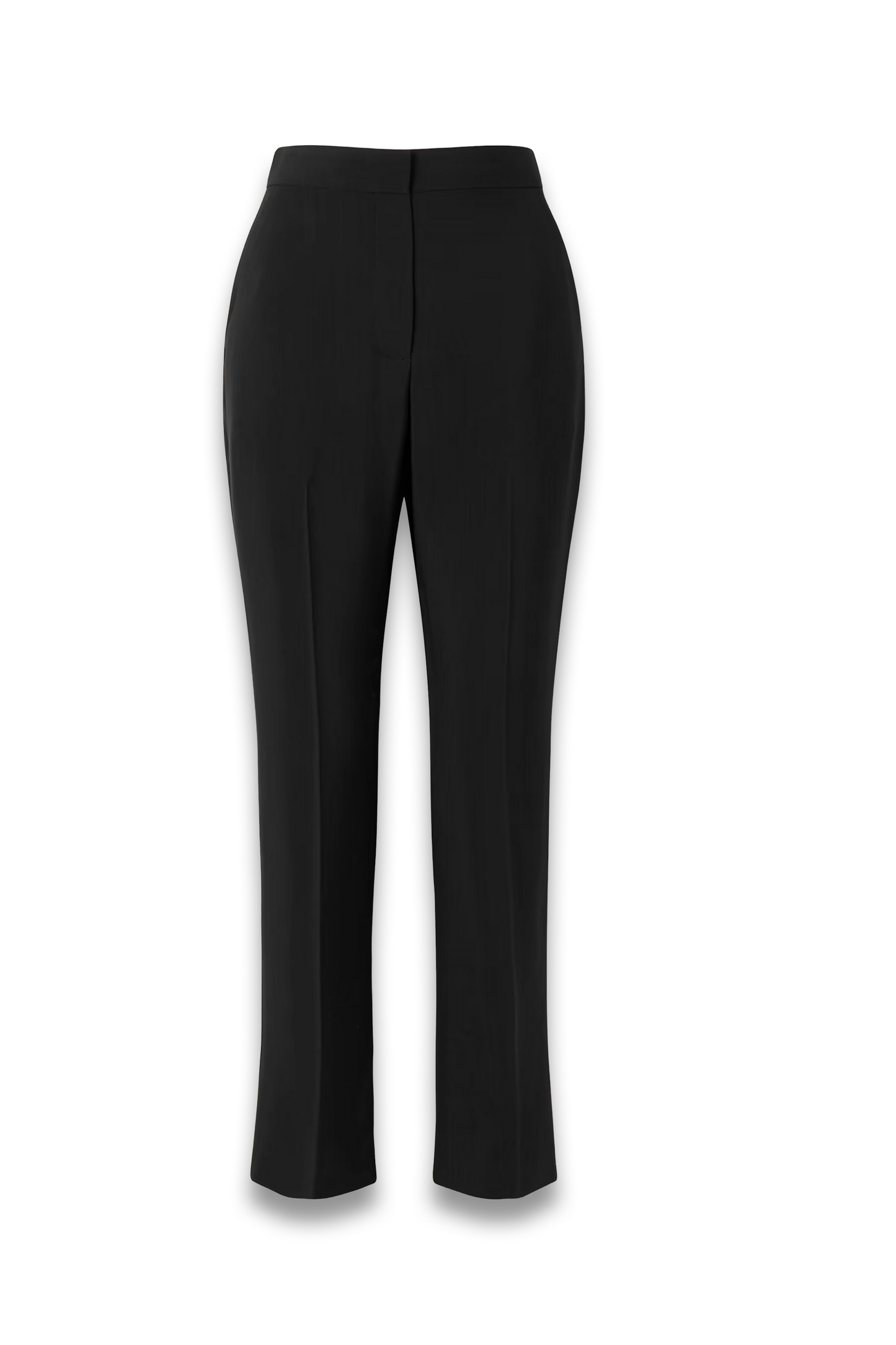 Crepe Straight-Leg Pants