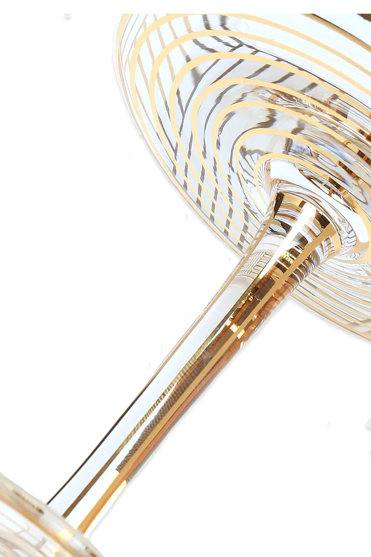 Series B Hand-Painted Crystal Champagne Coupe