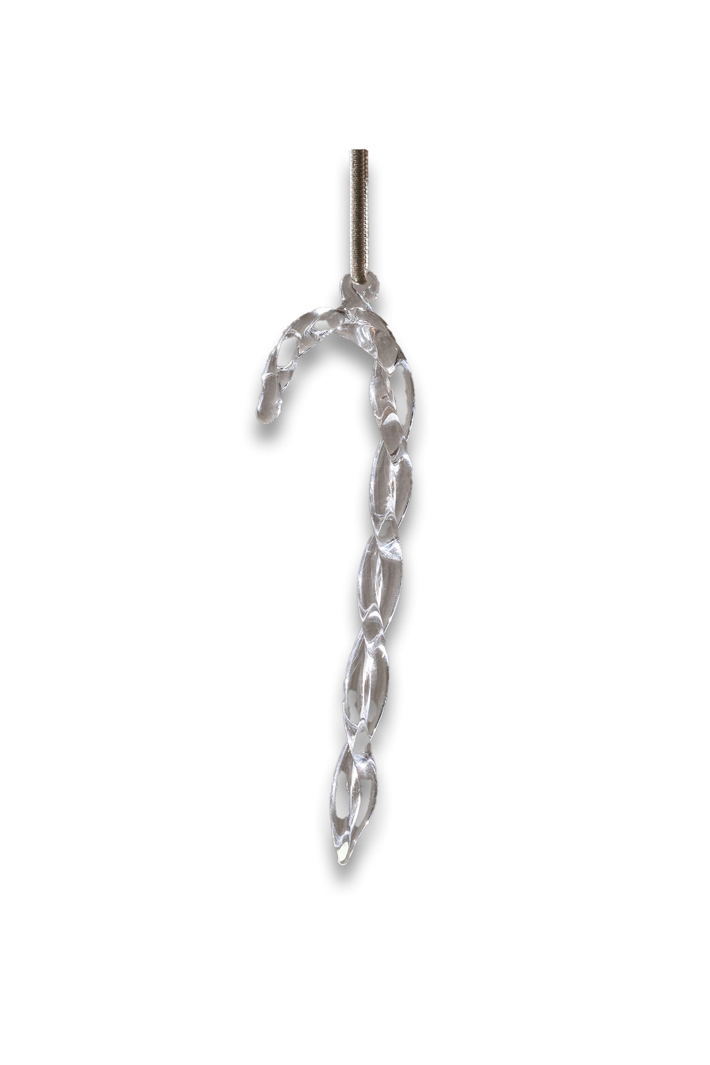 Glass Candy Cane Decorations – Set of 4