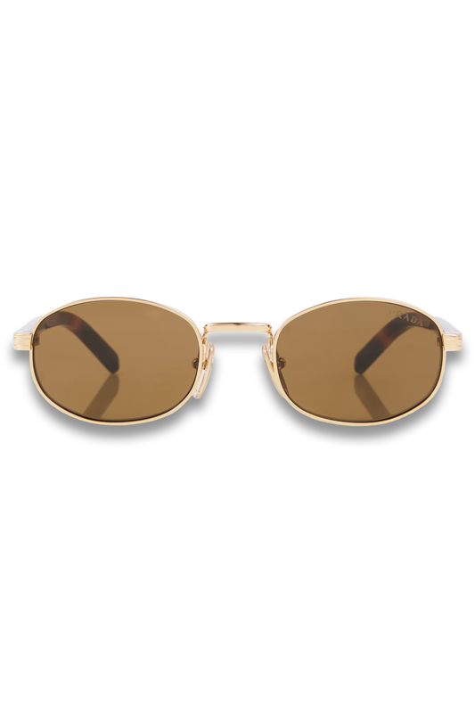 Iconic Plaque Round Sunglasses
