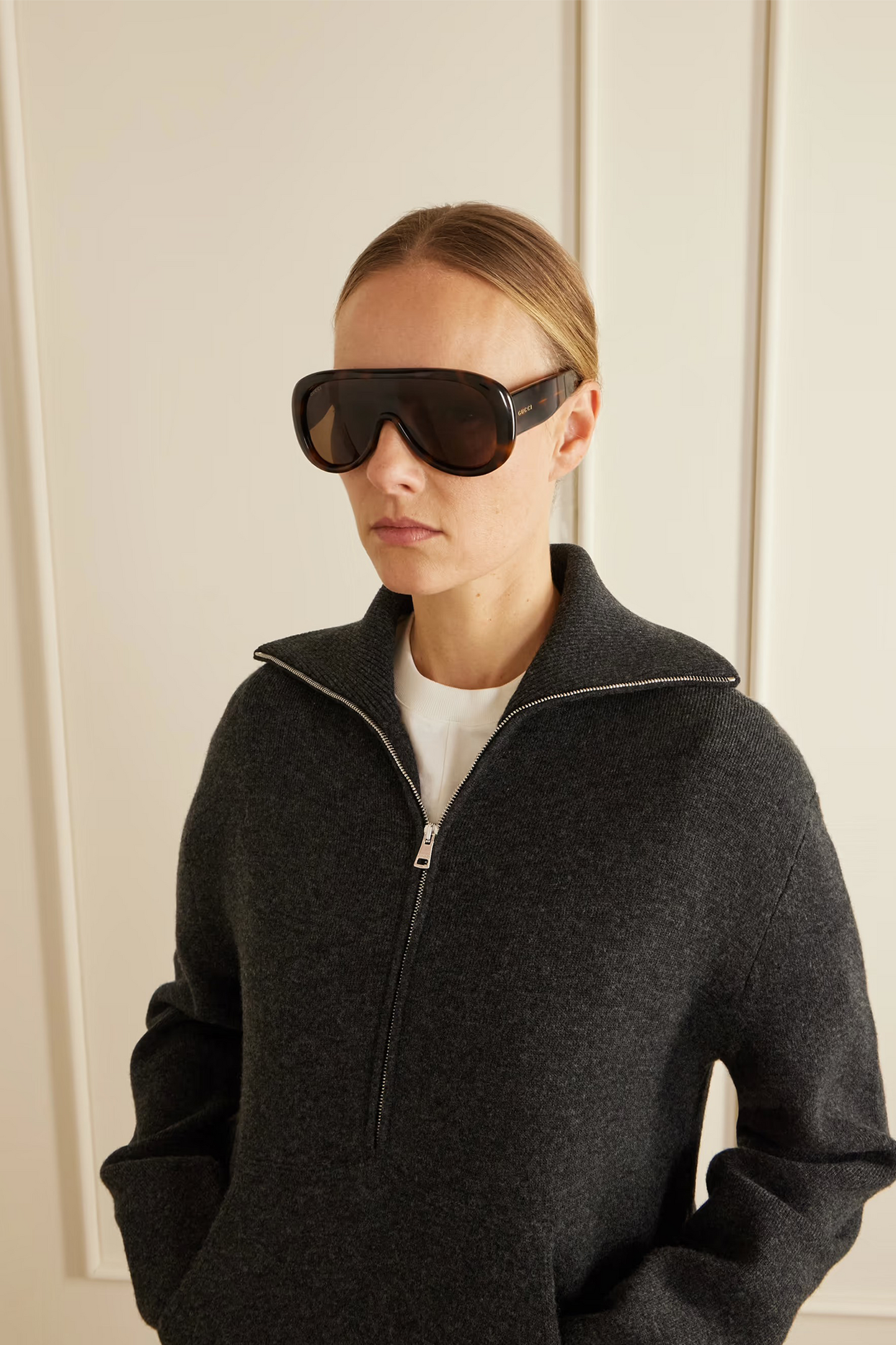 D-frame Tortoiseshell Acetate Sunglasses