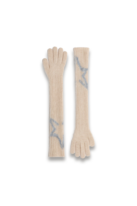 Mohair-blend Gloves