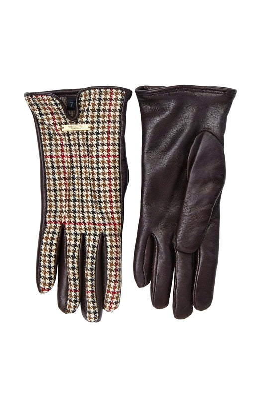 Norfolk Gloves in Fabric and Leather
