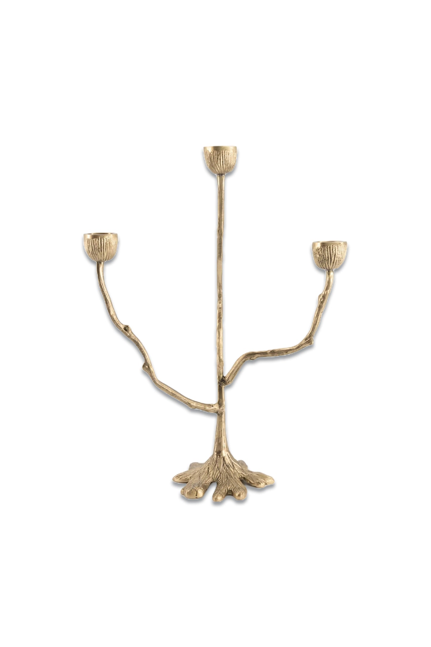 Misty Triple Candle Holder With 3 Arms