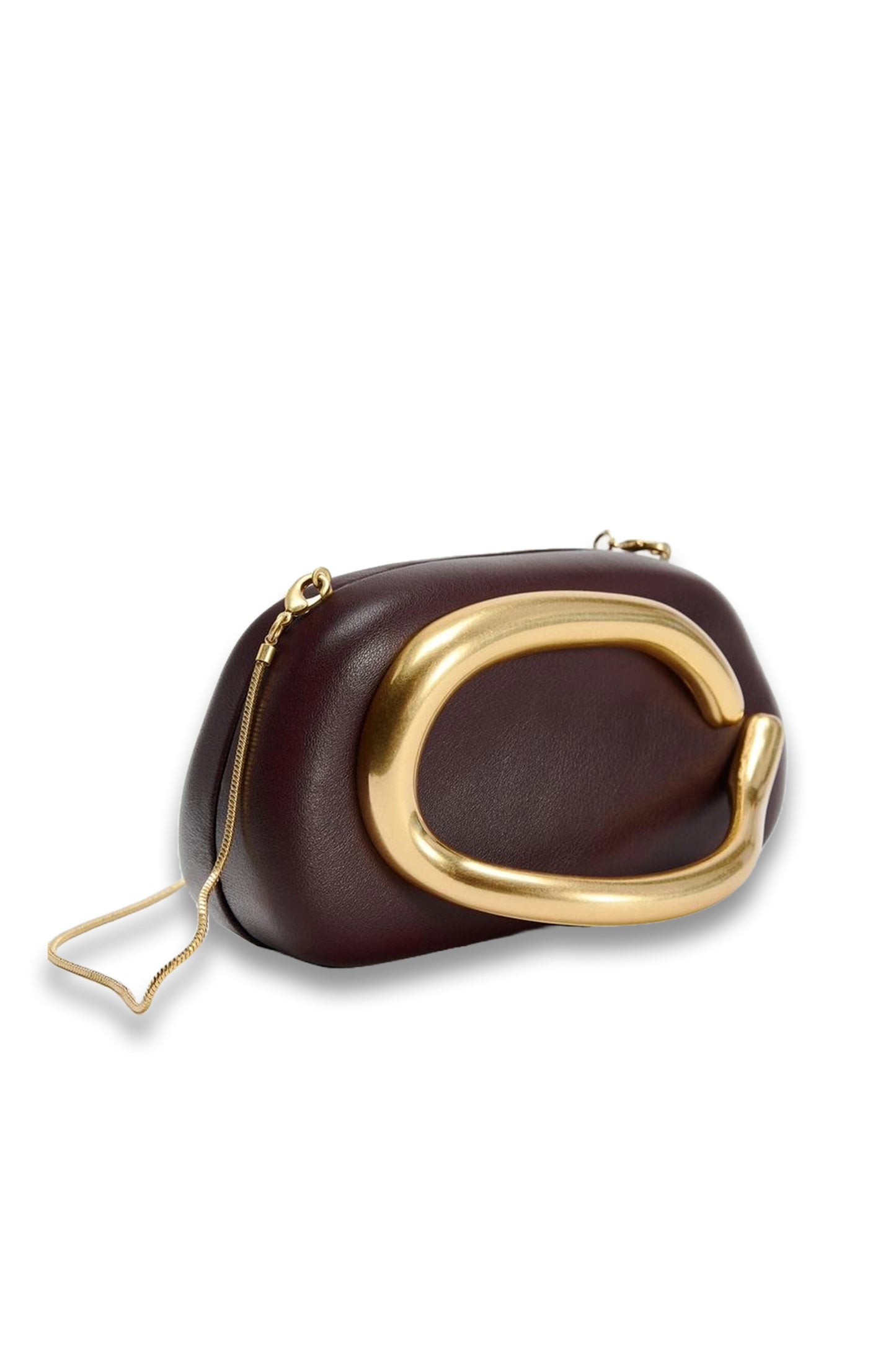 Gold-Clasped Box Bag