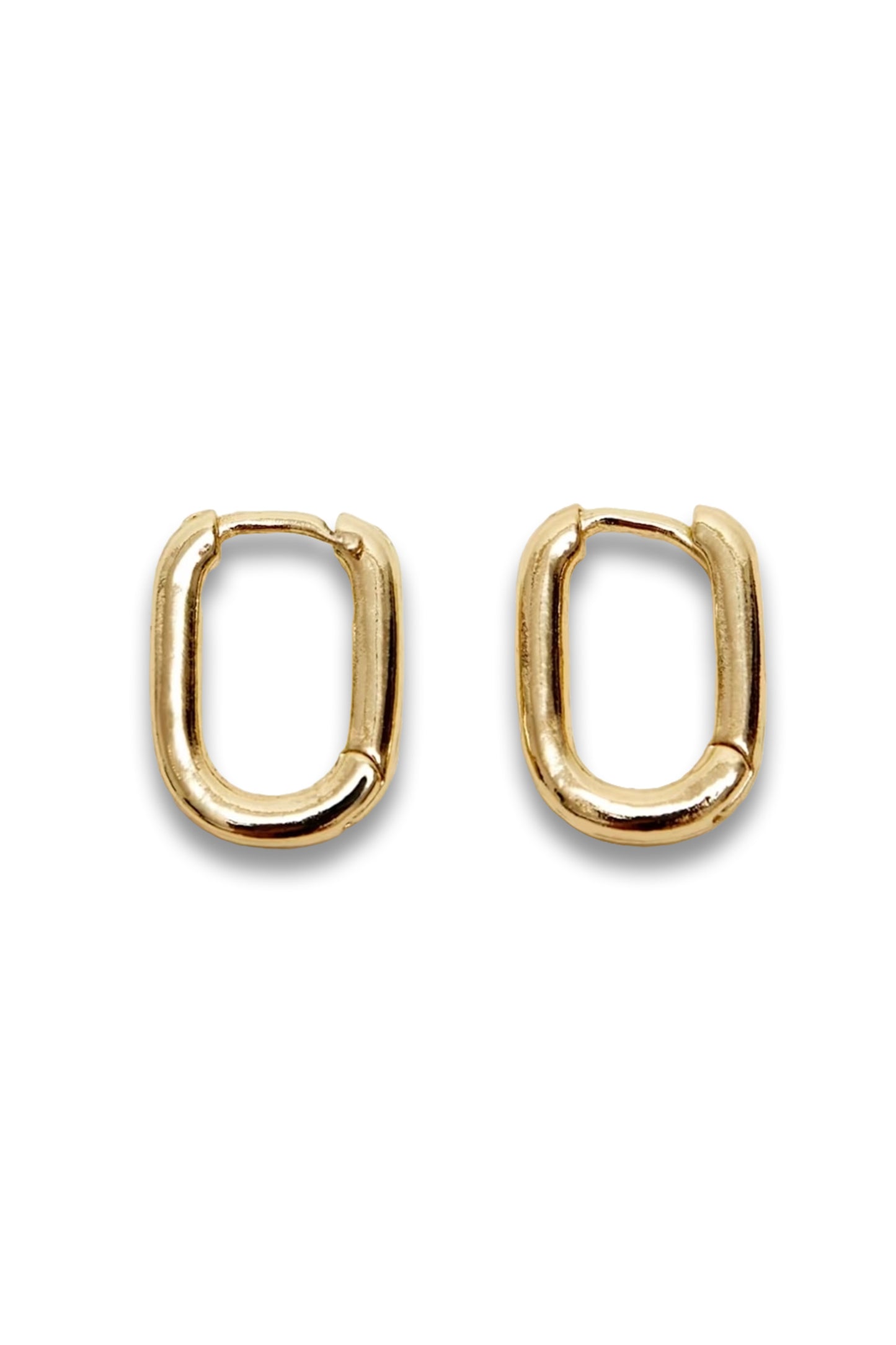 Gold Huggie Hoop Earrings