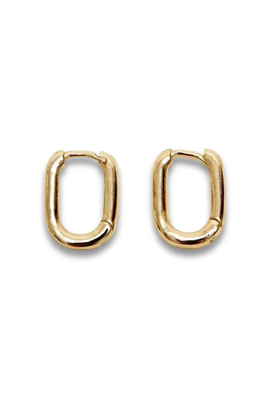 Gold Huggie Hoop Earrings