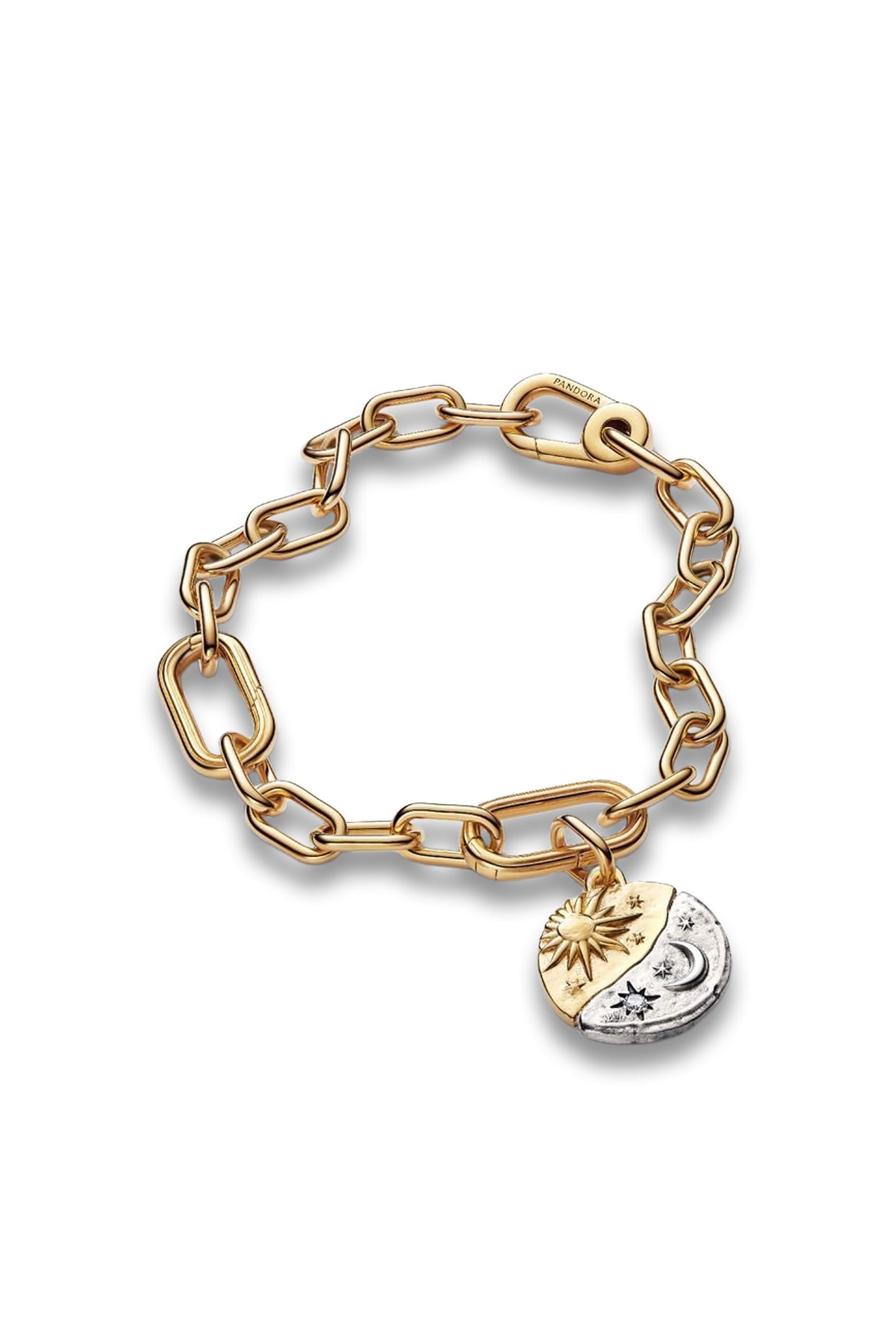 Sun & Moon Medallion Bracelet Set