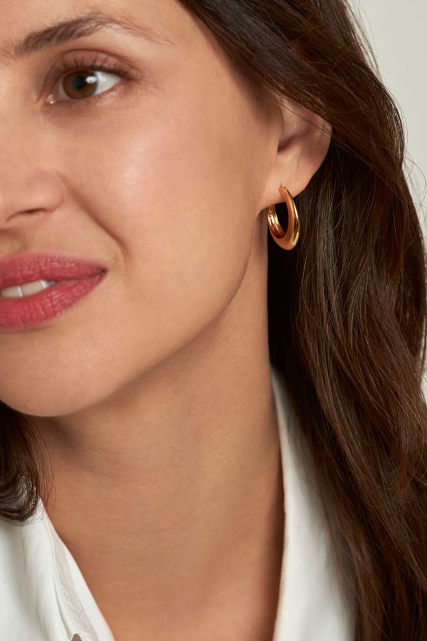Signature Chunky Tapering Hoops