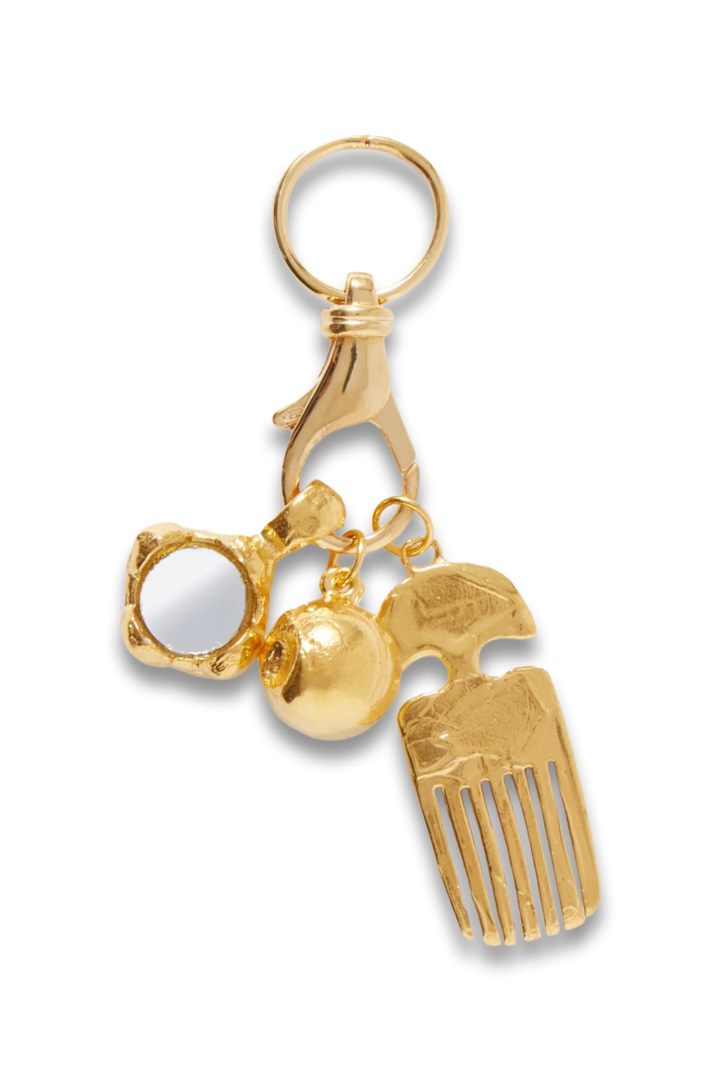 Vanity Trio Recycled Gold-Plated Charm