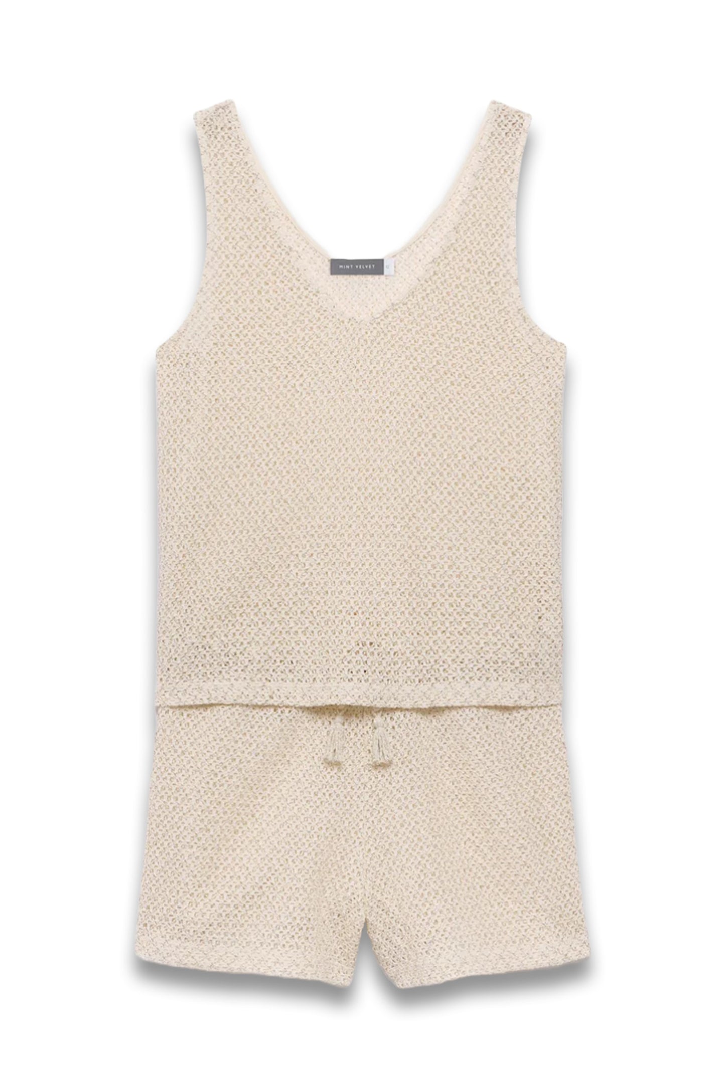 Gold Metallic Crochet Beach Set