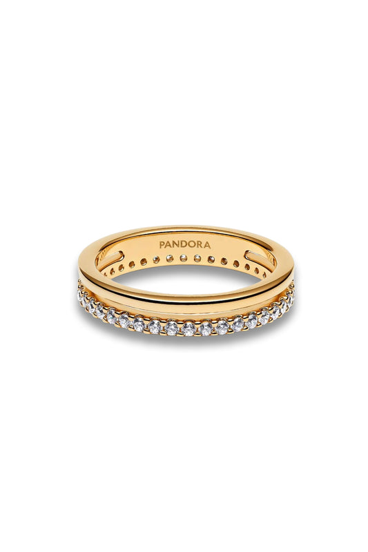 Double Band Ring 14k Gold Plating